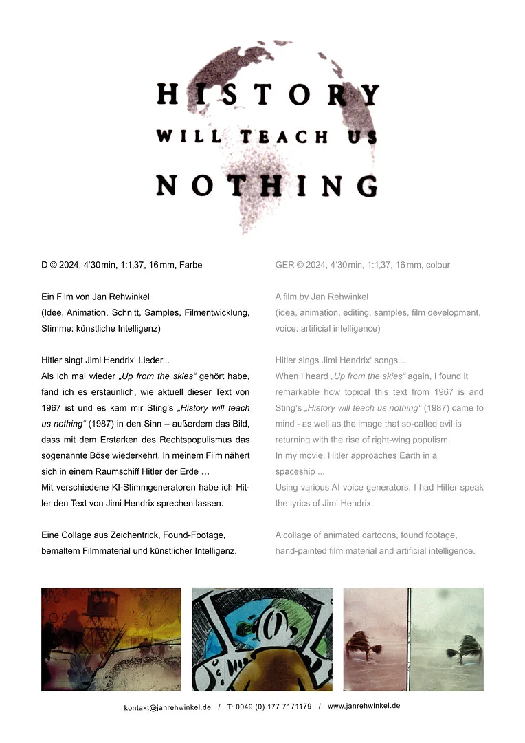 History Will Teach Us Nothing