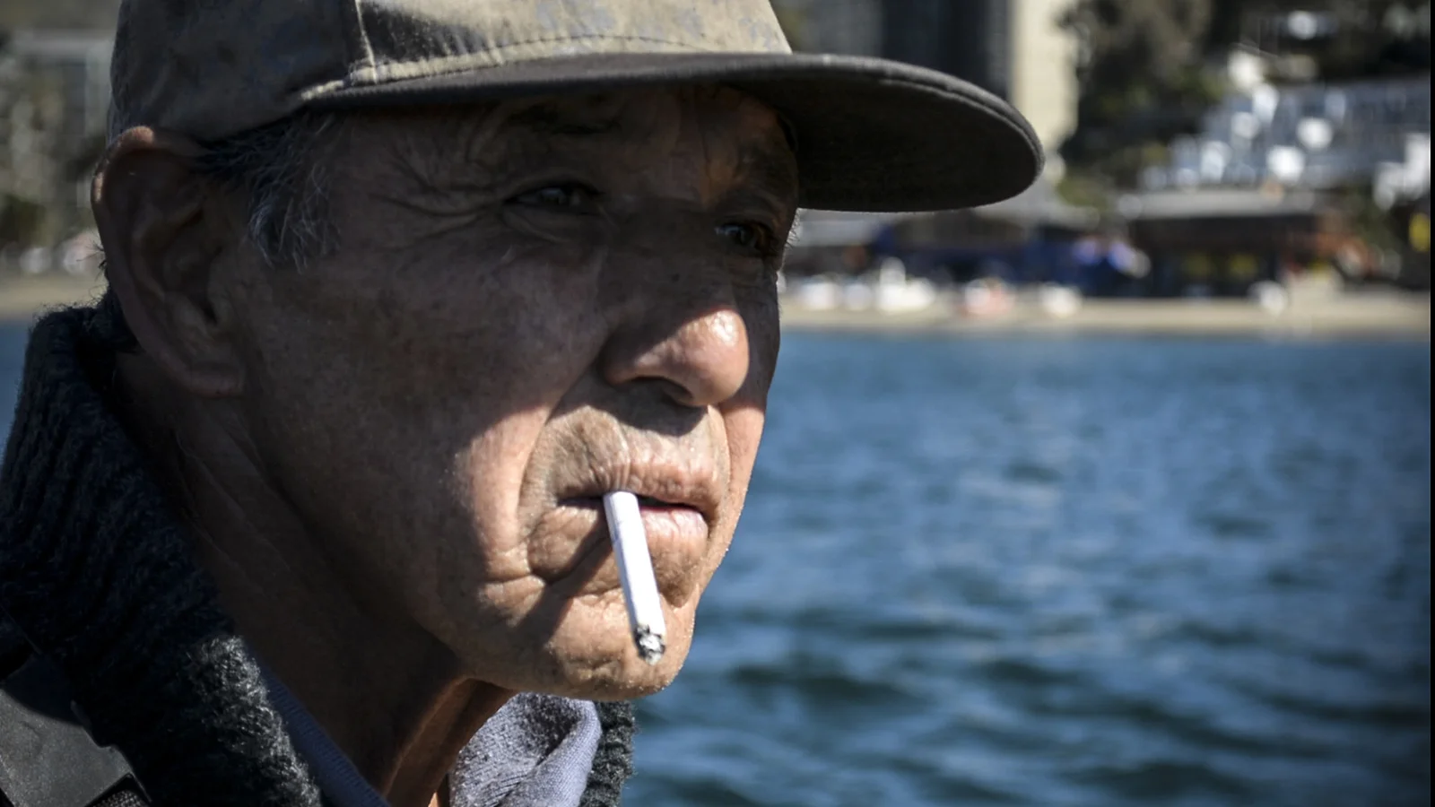 The sea, the fisherman and his net