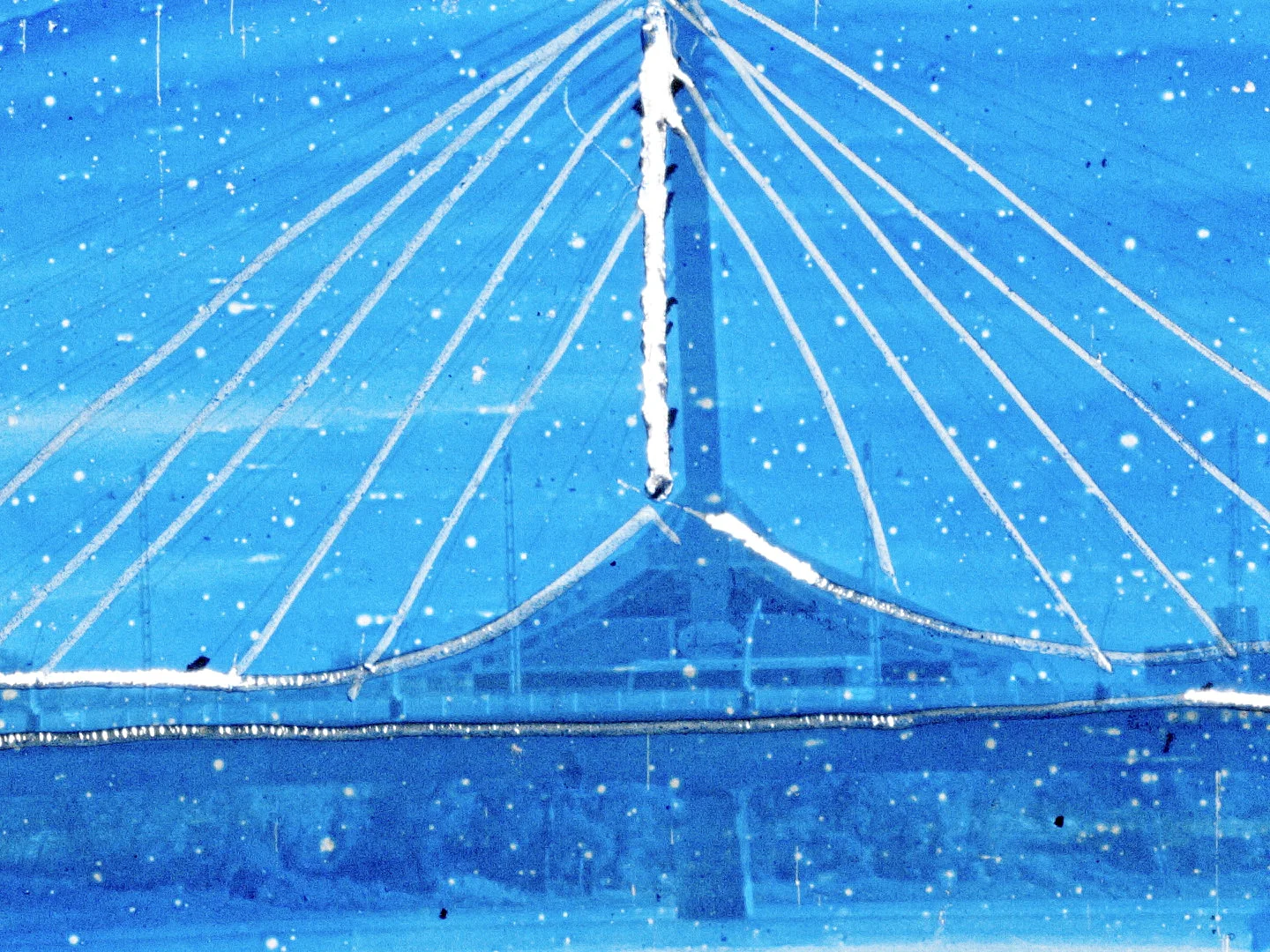 The long wail of a passing train slips into the heart of the ghosts and everything explodes into silence.